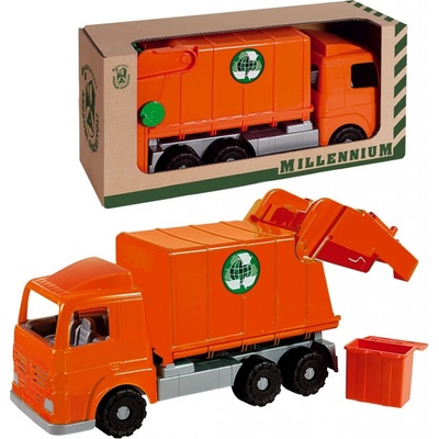 Androni Millennium popelářský vůz 52 cm oranžový