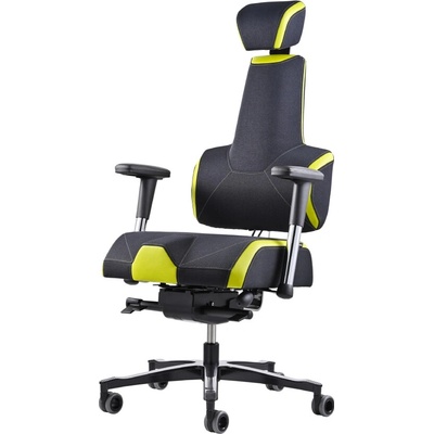 Prowork THERAPIA E+GAMER černo-zelená