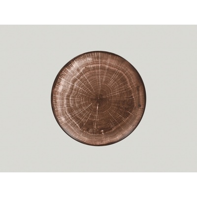 RAK Porcelain Woodart talíř mělký coupe 27 cm tmavě hnědá WDNNPR27OB-12