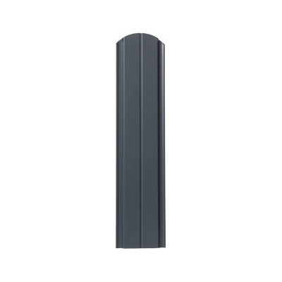 Covernit Plechová plotovka Spazio oblá 125 cm 125 x 115 x 09 cm antracit