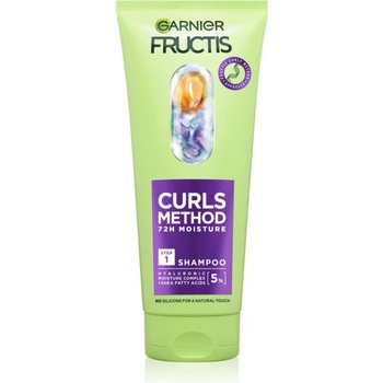 Garnier Fructis Curls Method хидратиращ шампоан за чуплива и къдрава коса 200ml