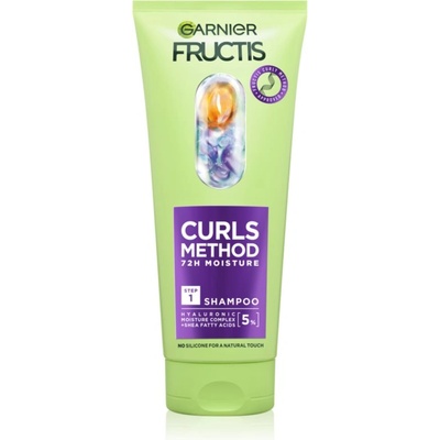 Garnier Fructis Curls Method хидратиращ шампоан за чуплива и къдрава коса 200ml