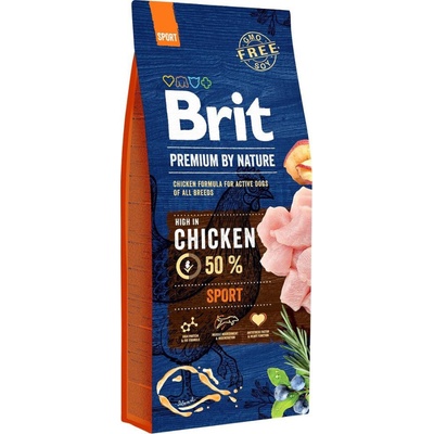 Brit Premium By Nature Sport Chicken 15 kg