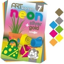 Blok farebného papiera výkres Art Carton Neon