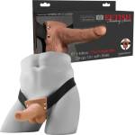  Пенис колан с 10 вибро режима, 17, 8см. - Hollow Strap-On (PIPE339522)