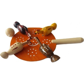 Magic Puzzle Box Нова дървена играчка за кълване на пиле, кокошка яде семки, ръчно изработена играчка (_d13a4e363)