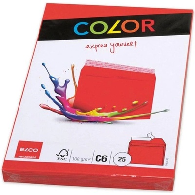 Elco Пощенски плик, C6, 114 х 162 mm, 100 g, прав капак със (1560120028)