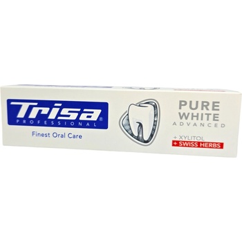 TRISA паста за зъби, 75мл, Professional, Pure white