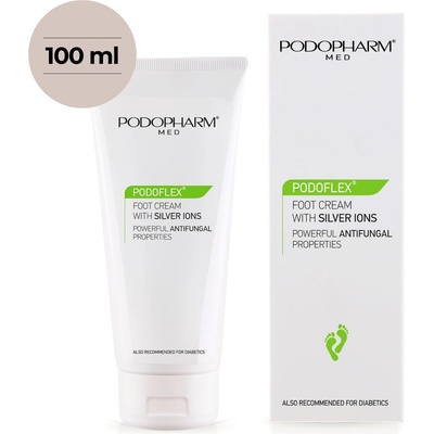 PODOPHARM PODOFLEX krém na nohy s ionty stříbra s 5% UREY 100 ml