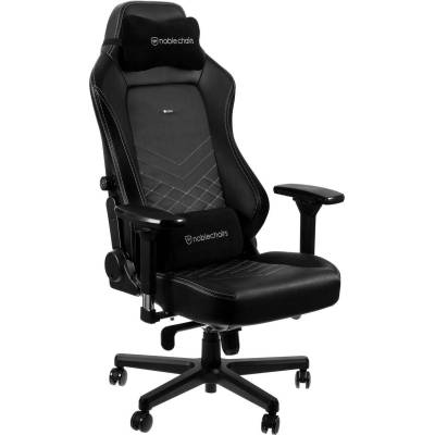Геймърски стол noblechairs HERO - Black/Platinum-White (NBL-HRO-PU-BPW)