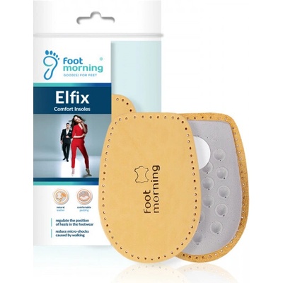 Foot Morning Elfix Kožené podpätenky z latexovej peny absorbujúce pot