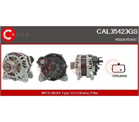 Alternátor CASCO CAL35423GS