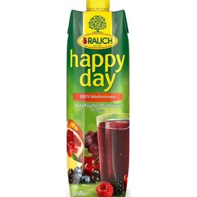 Rauch Happy Day Ovocná šťava 100% červený multivitamín 1 l
