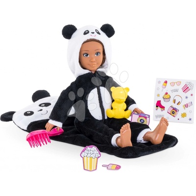 Corolle Mélody Pyjama Party Set s dlhými hnedými vlasmi 28 cm