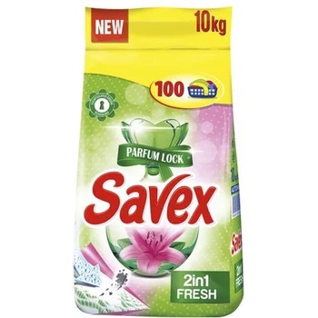 Savex прах за универсално пране, Premium, Fresh, 100 пранета, 10кг