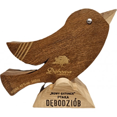 Debowa 40% 0,5 l (darčekové balenie Vták)