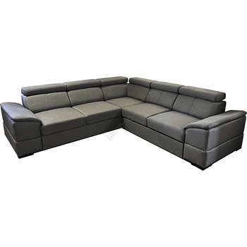 MEBLEDOMI Универсален ъглов разтегателен диван с ракла granada, тъмно сив (me00006)