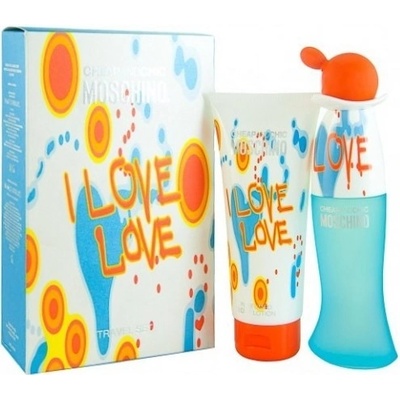 Moschino I Love Love EDT 50 ml + 100 ml telové mlieko darčeková sada