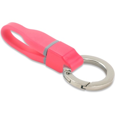 4smarts Кабел тип ключодържател за всички устройства с MicroUSB (10 см) - 4smarts KeyRing MicroUSB Cable (розов) (4S468761)