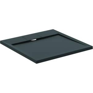 Ideal Standard i. life Ultra Flat S квадратно душ корито, наситено черно, 70x70 см (T5246FV)