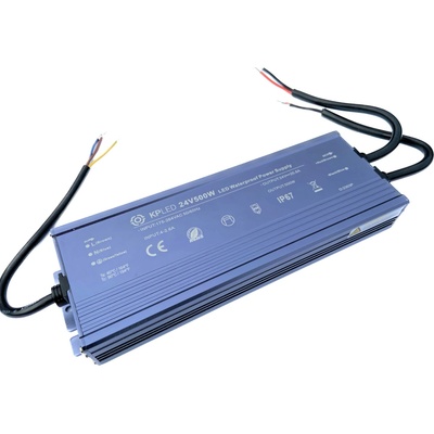KPLED, 500W Spínaný napájecí zdroj pro LED, 24VDC, IP65, 230VAC, záruka 5 let