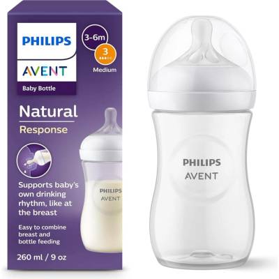 Philips Avent Natural Response kojenecká láhev SCY903/01 260 ml