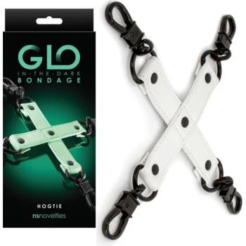 Image 1 of Ограничаващ аксесоар, светещ в тъмното - GLO Bondage Hog Tie (NSTOYS0843)