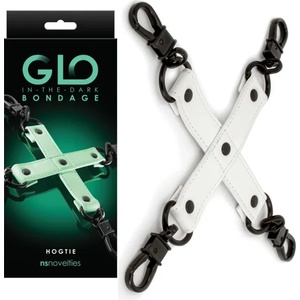  Ограничаващ аксесоар, светещ в тъмното - GLO Bondage Hog Tie (NSTOYS0843)