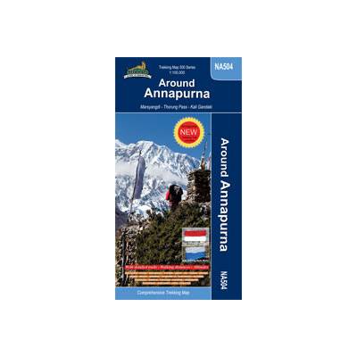 Nepa maps Around Annapurna - trekingová mapa