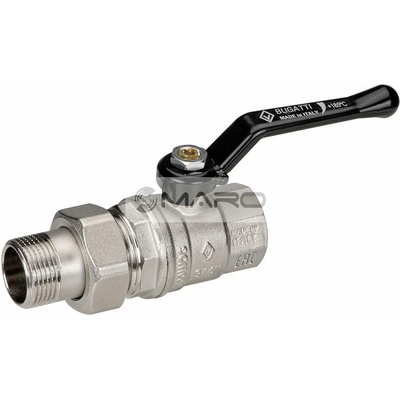 Bugatti Kohout kulový Oregon 185°C se šroubením, s pákou FM 1/2", PN64 03200026