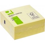 Q-CONNECT Adhesive cube Q-CONNECT, 76x76mm, 400 cards. , yellow