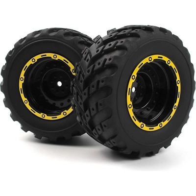 BlackZon Kola kompletní 4 ks Smyter MT Žlutý