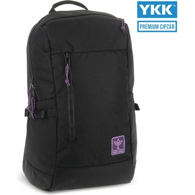 Ars Una batoh Cordura černá fialová