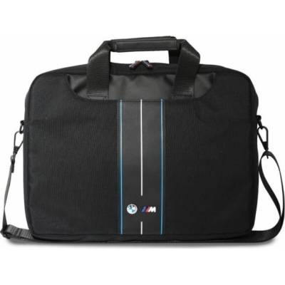 BMW taška BMW BMCB15COMPVSKL Bag 16 Black Nylon Blue Stripe