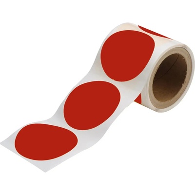XP 150 - Extrémne odolná značka - koliečko, červená, priemer 8,8 cm