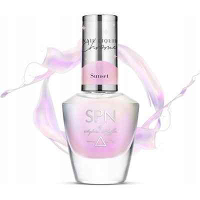 Tekutý chromový pigment na nehty Nail Liquid Chrome Sunset 8ml SPN