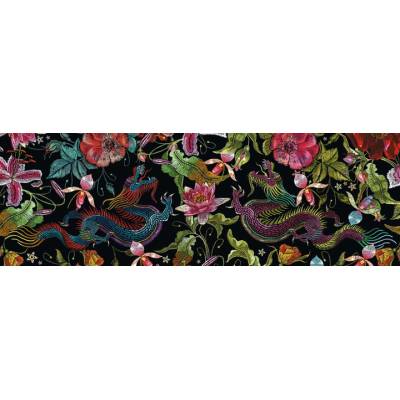 Interdruk - Puzzle Flowers animals plants garden panorama - 1 000 piese