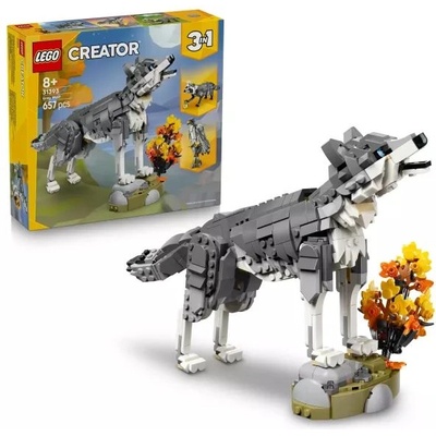 LEGO® Creator 3-in-1 - Forest Animals: Gray Wolf (31393)