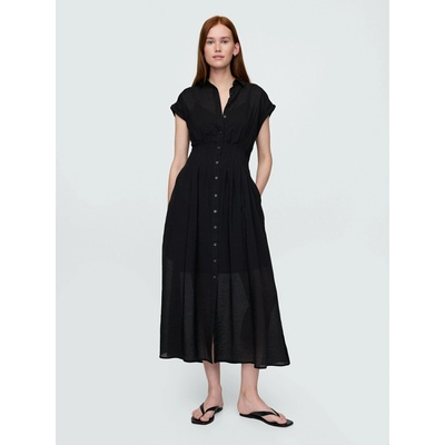 GAP Риза миди рокля GAP GAP | Cheren | ЖЕНИ | S