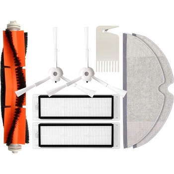 Комплект четки и филтри Mobilly за Roborock S5, S5 Max, S6, S6 Pure, S6 MaxV, бял (10282)