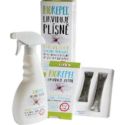 Bio Repel BIOREPEL chytrá houba proti plísním na zdivo a omítky, 0,5 l + 1 g + 2 g