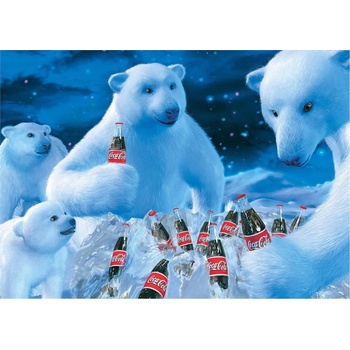 Schmidt Spiele - Puzzle Coca Cola - Polar Bears - 1 000 piese