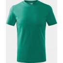 Malfini Basic 138 tričko dětské emerald