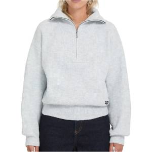 Volcom Дамски пуловер Volcom Women's Voltrane Sweater Jumper - Bone Heather - размер XS (117-3792-0111)