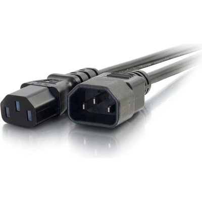 C2G Computer Power Cord Extension - Prodlužovací šňůra - IEC 60320 C13 do IEC 60320 C14 - AC 250 V - 2 m 88503