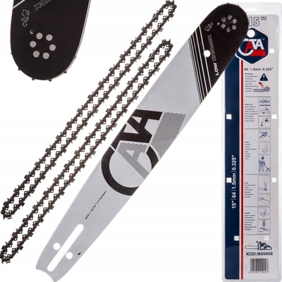 Mar Pol Lišta + 2x reťaz 15''/38cm 325'' 1.5mm MGP-38S - M86668