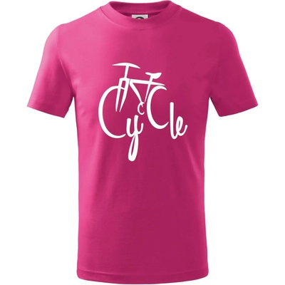Cycle bicykel tričko detské malinová