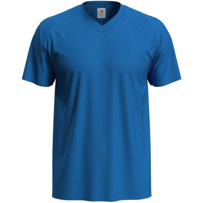Stedman tričko Classic V-Neck Men bright royal modré