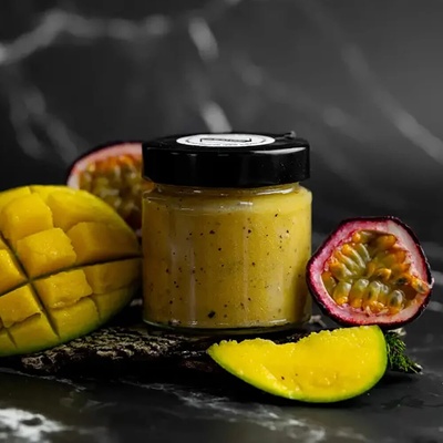 hackfood Med s mangem a maracujou, 250 g