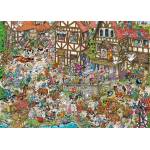 Ravensburger - Puzzle Ray's Comic Series: Time Travel No. 2 Middle Ages - 1 000 piese